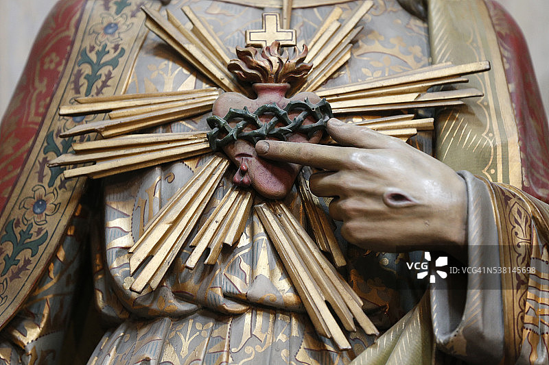 圣萨尔瓦多大教堂耶稣圣心图片素材