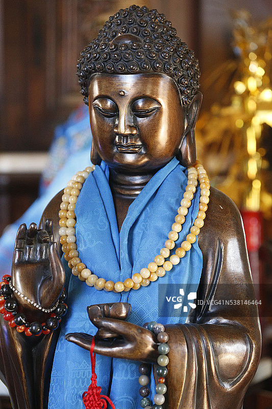 阿弥陀佛雕像图片素材