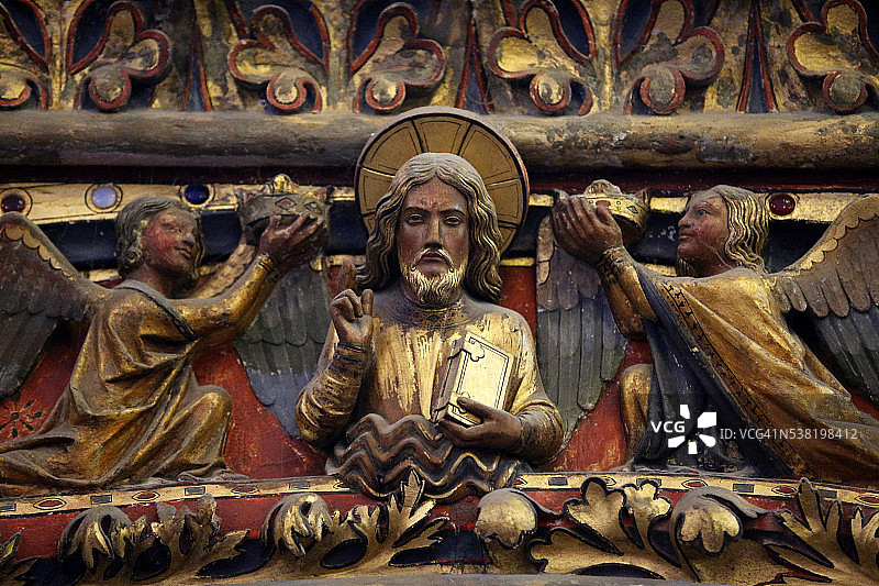 圣礼拜堂耶稣像图片素材