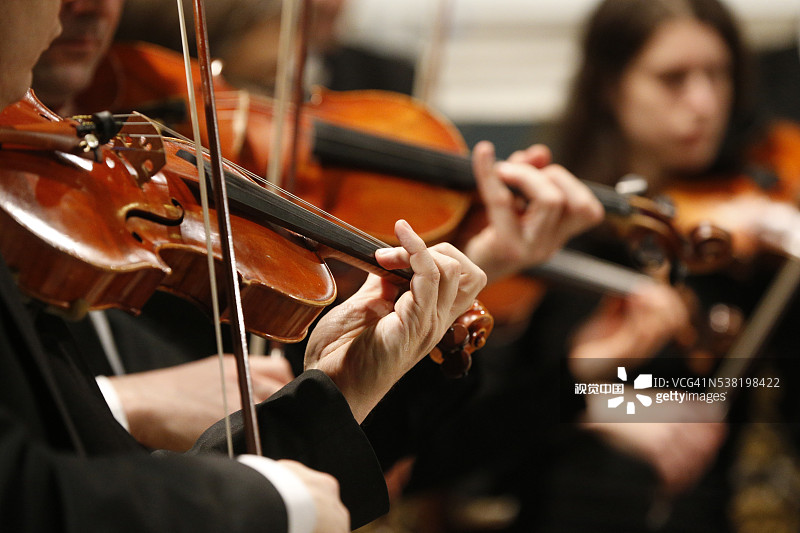 在拉玛德莱娜教堂举行的古典音乐会图片素材