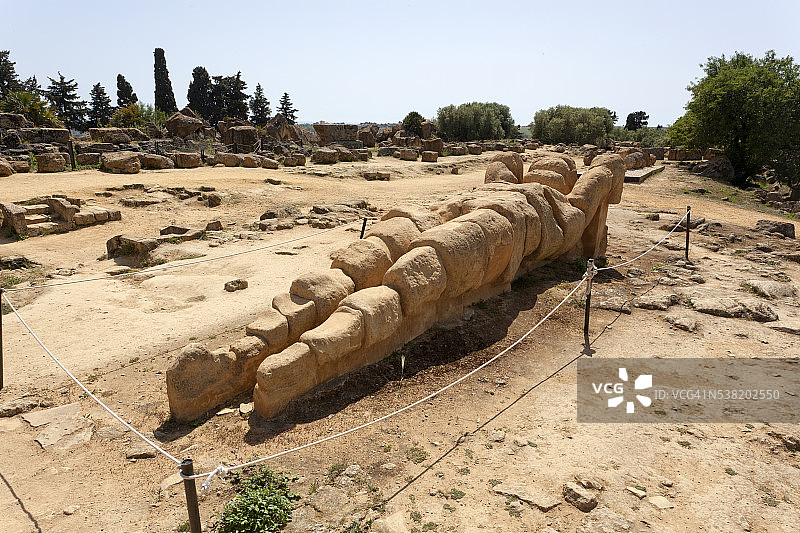 奥林匹亚宙斯神庙阿格里真托图片素材