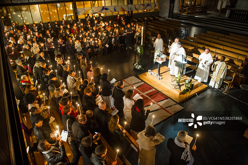 圣周复活节守夜图片素材