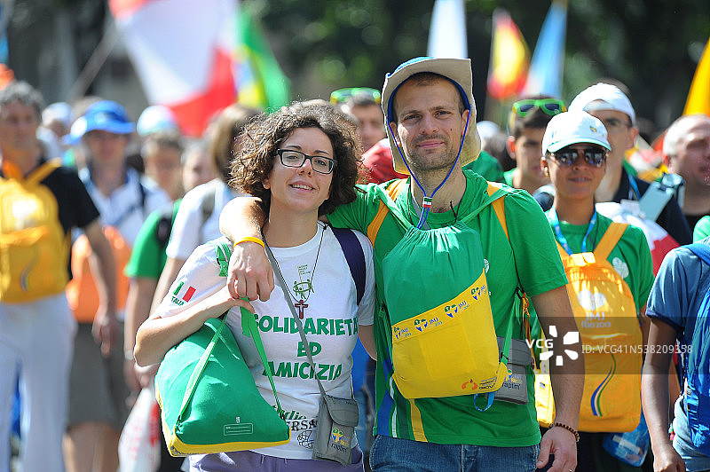 里约热内卢，2013年世界青年日图片素材