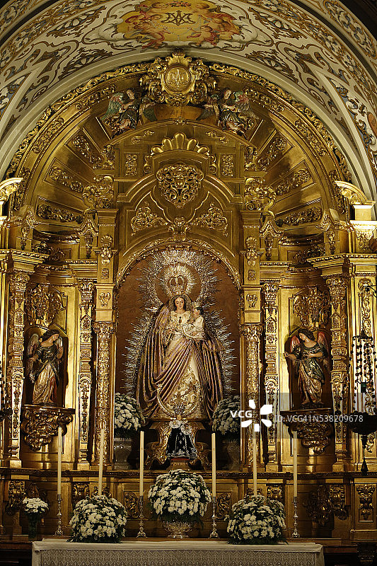 拉马卡雷纳塞维利亚的希望圣母教堂图片素材