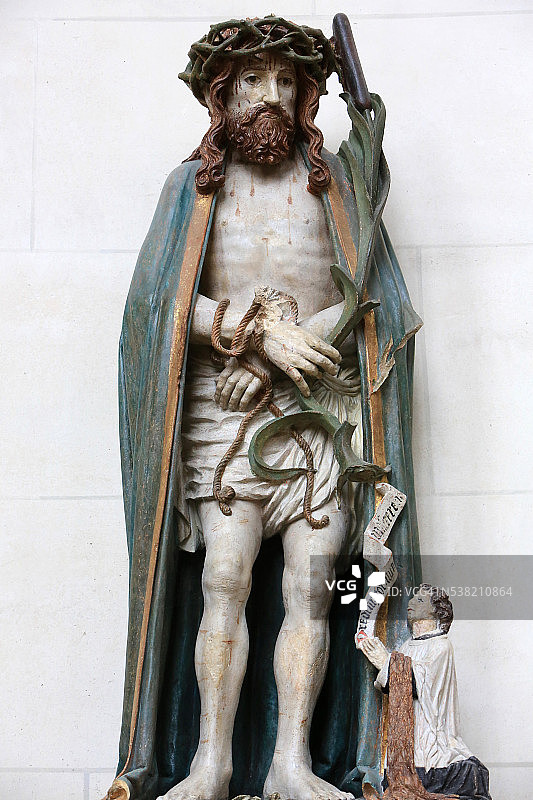 Ecce Homo，14世纪，默伦大教堂图片素材