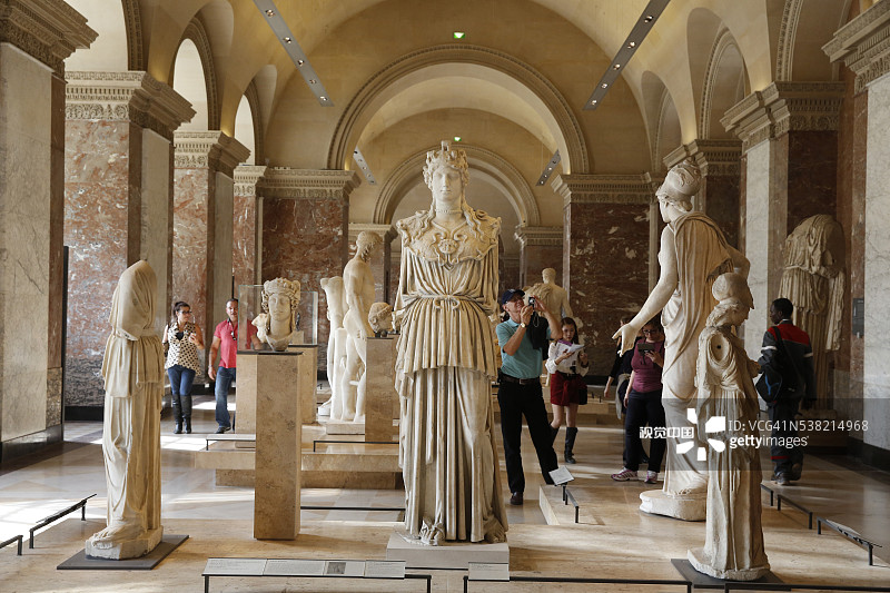 卢浮宫博物馆图片素材