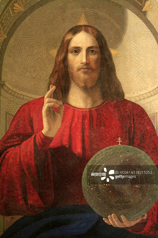 耶稣基督，圣以撒大教堂图片素材