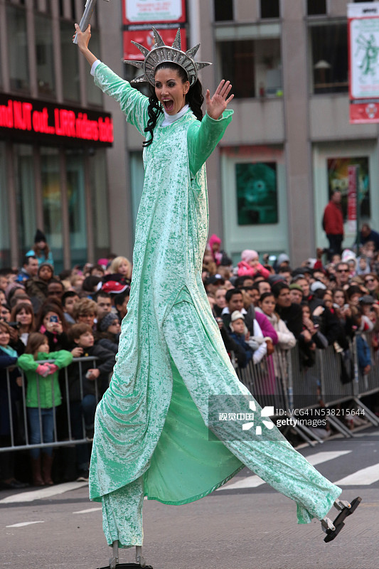 梅西感恩节大游行图片素材