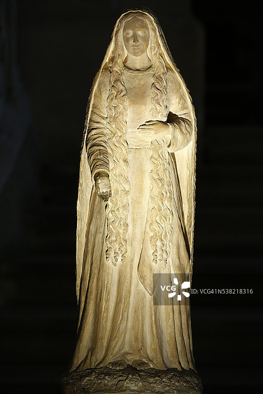 圣母玛利亚雕像图片素材