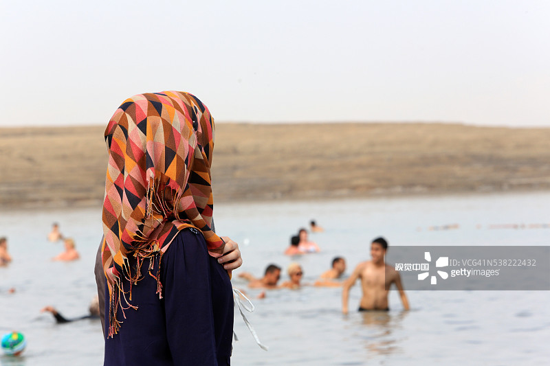 死海海滩（西岸）图片素材