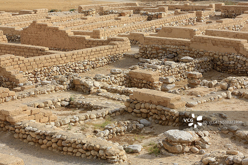 贝尔谢巴古城的圣经故事图片素材