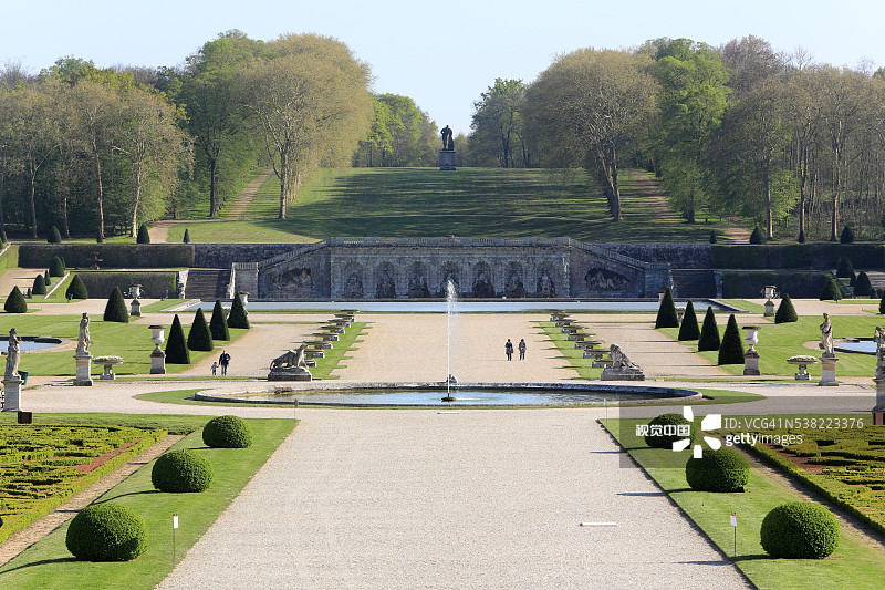 子爵堡的花园图片素材