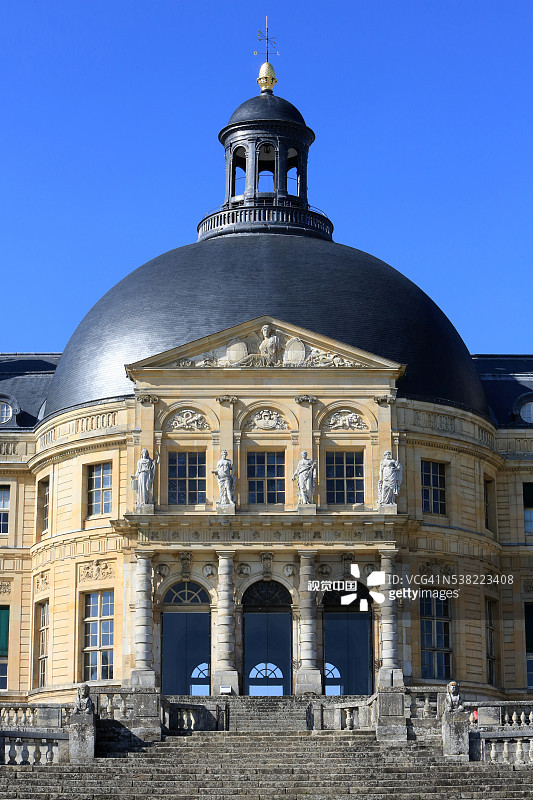 沃勒维孔特城堡南立面图片素材