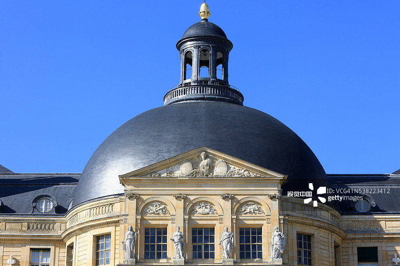 沃勒维孔特城堡南立面图片素材