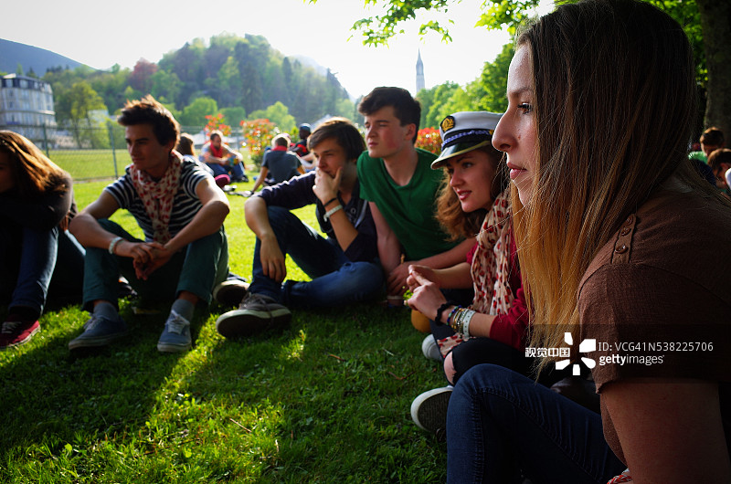 卢尔德圣地FRAT成员年度聚会图片素材