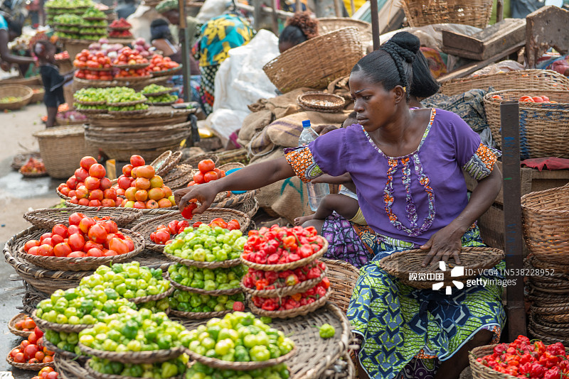 丹托克帕市场图片素材