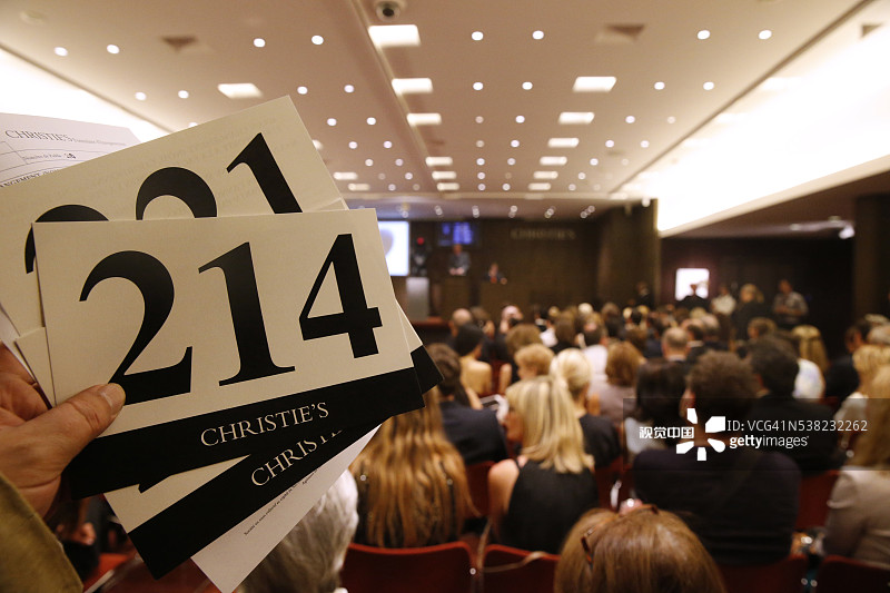 佳士得拍卖行拍卖图片素材
