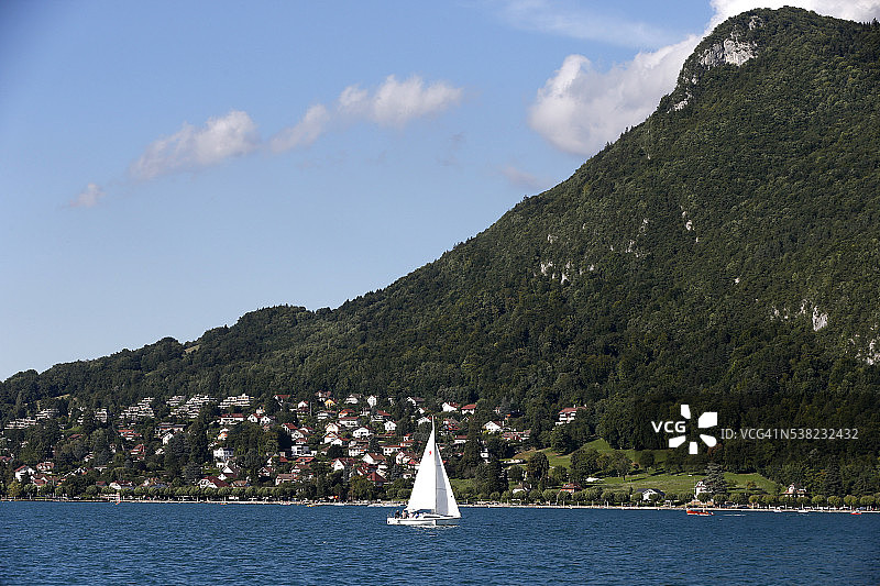 安纳西湖风光图片素材