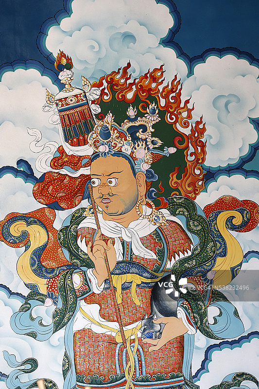 千佛寺：达香噶举林寺庙守护者图片素材