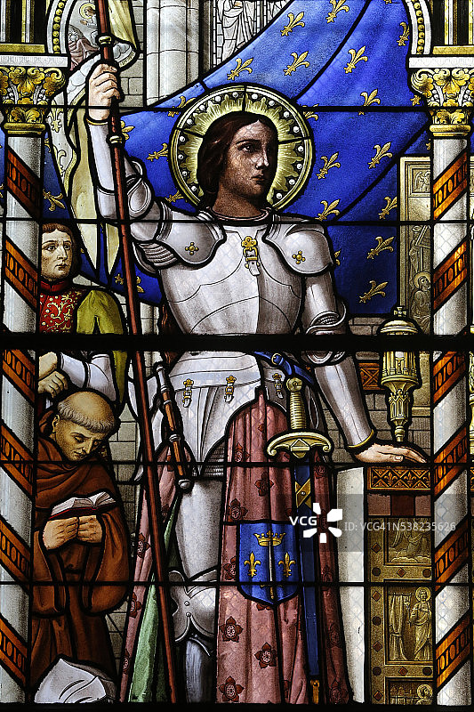 圣贾斯汀教堂，圣女贞德图片素材