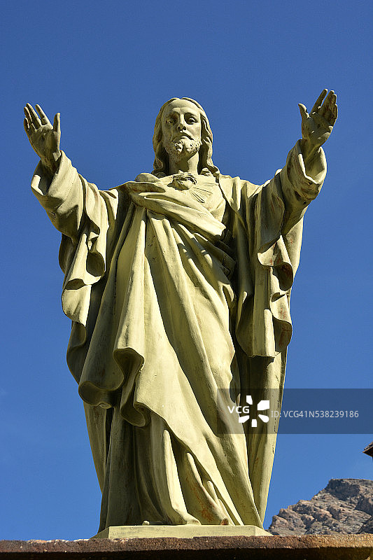 耶稣基督雕像图片素材