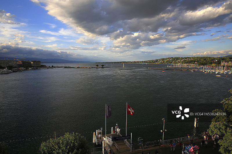 日内瓦湖风光图片素材