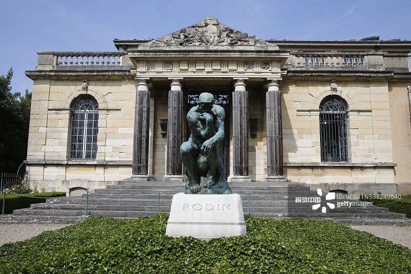 法国默东的奥古斯特·罗丹故居图片素材