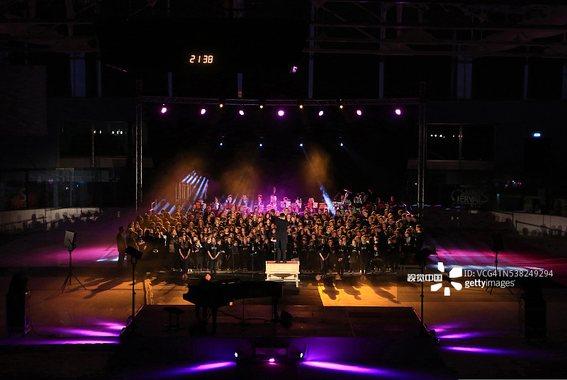 儿童合唱团音乐会图片素材
