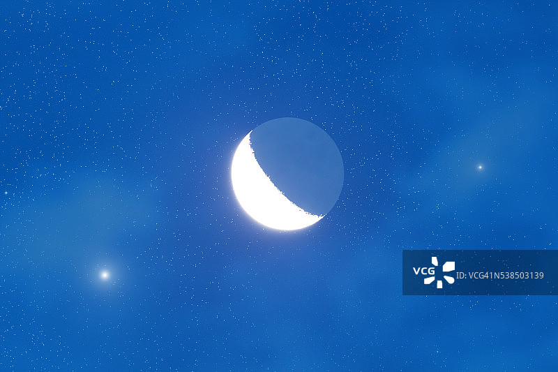 月亮和星星图片素材