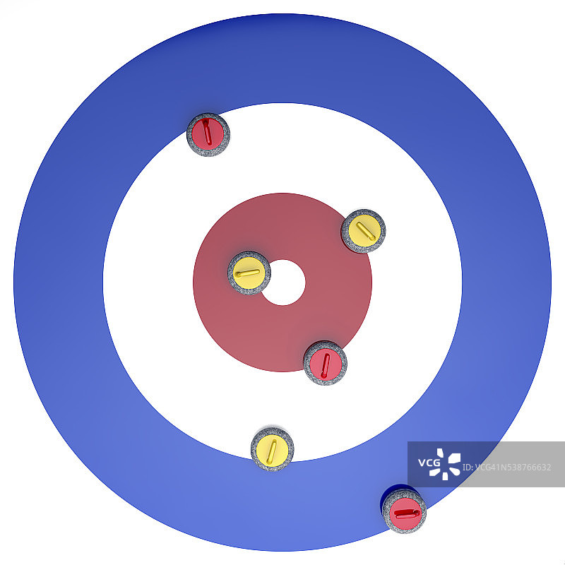 冰上的冰壶石图片素材