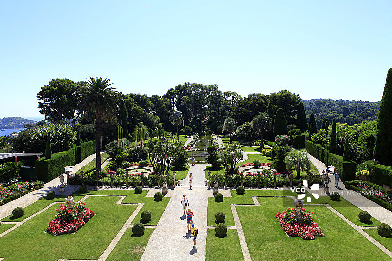埃夫鲁西·罗斯柴尔德别墅与花园图片素材