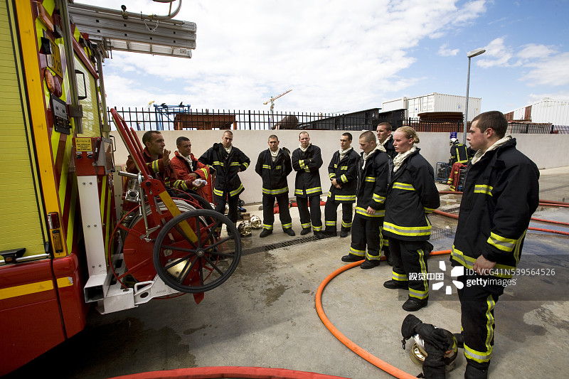 马赛消防员培训中心图片素材