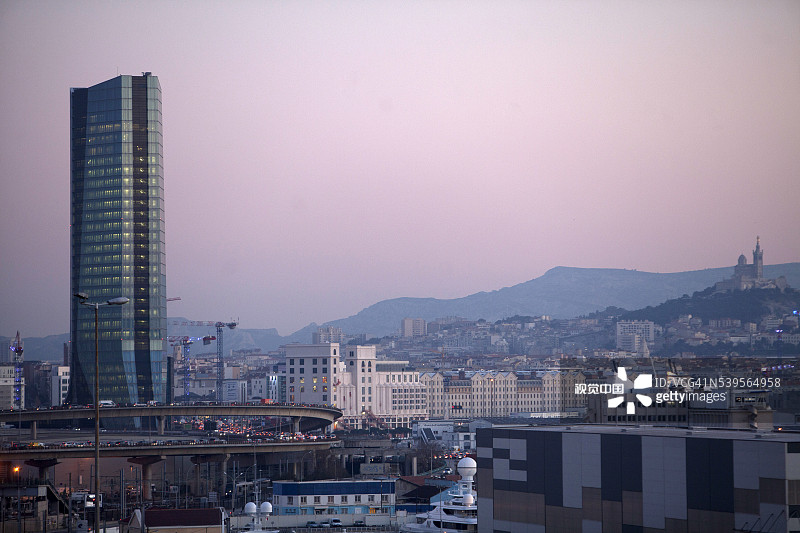 马赛城市风光图片素材