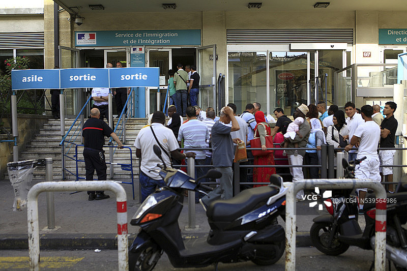 马赛法国移民和融合局图片素材