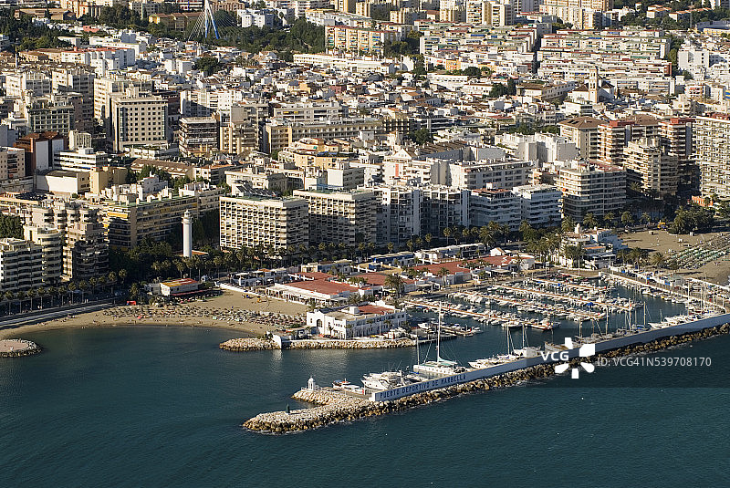 马贝拉的阳光海岸风光图片素材