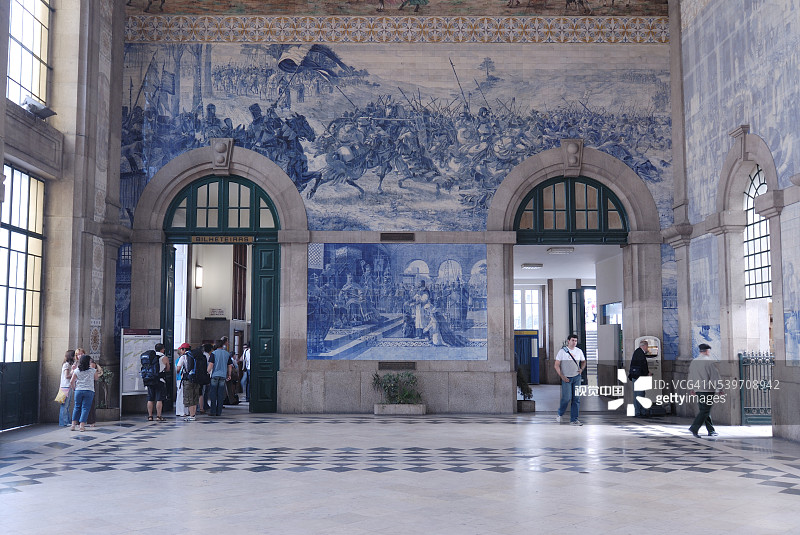 葡萄牙圣本托火车站图片素材