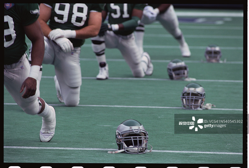 赛前费城老鹰队图片素材