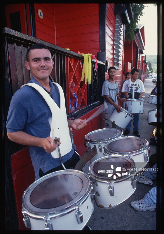 社区乐队鼓手图片素材