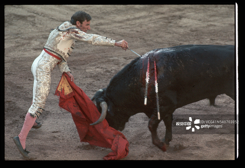 斗牛士的最后一击图片素材