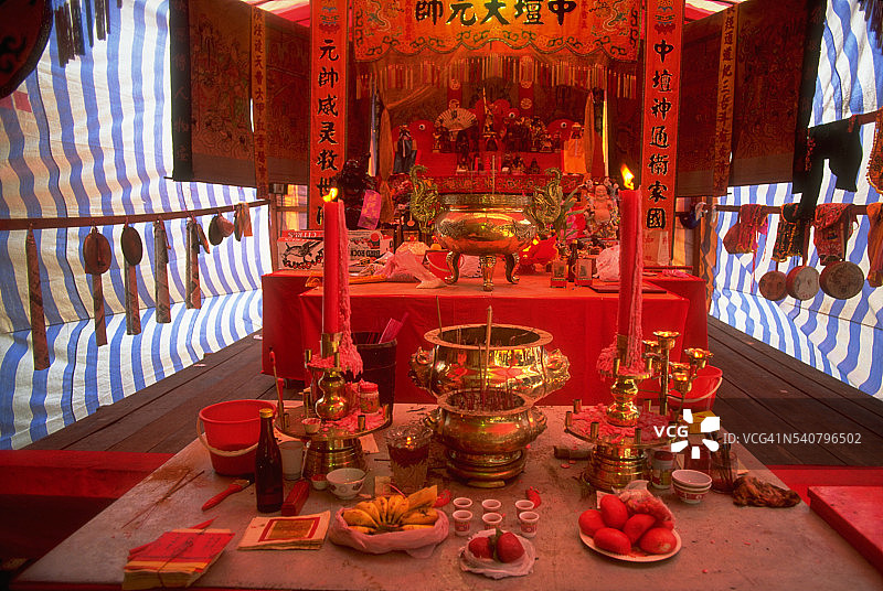 新加坡华人佛教寺庙图片素材