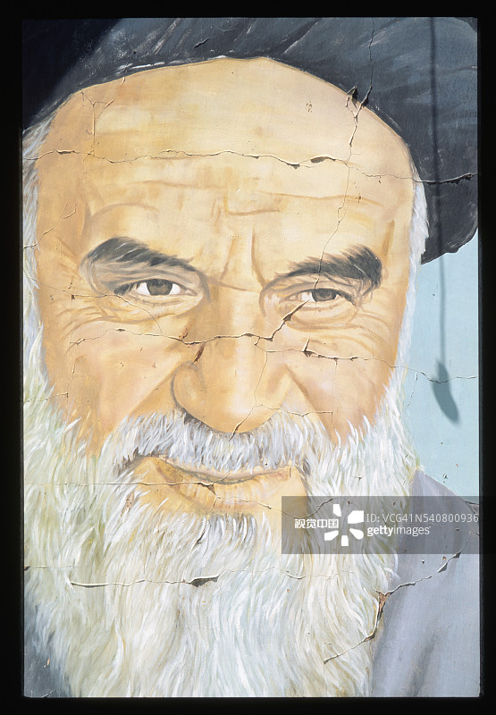 阿亚图拉霍梅尼肖像图片素材