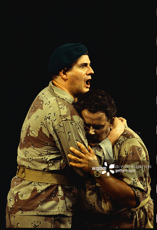 歌剧《奥泰罗》中的大卫·伦道尔和罗伯特·海沃德图片素材