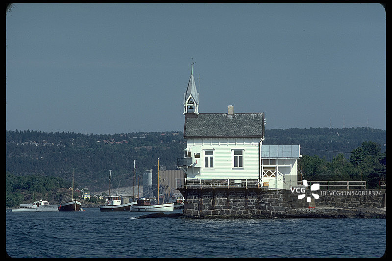 奥斯陆海滨教堂图片素材