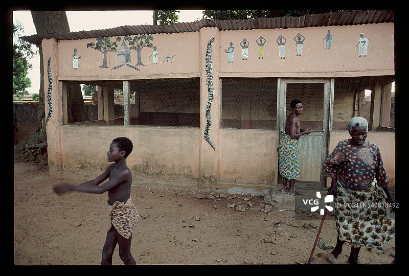 乌伊达蟒蛇庙图片素材