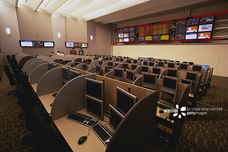 证券交易所交易大厅图片素材