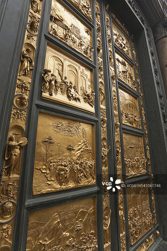 洛伦佐·吉贝尔蒂《天堂之门》细节图图片素材