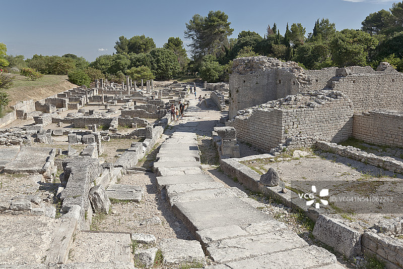 格拉南的古希腊罗马遗址图片素材