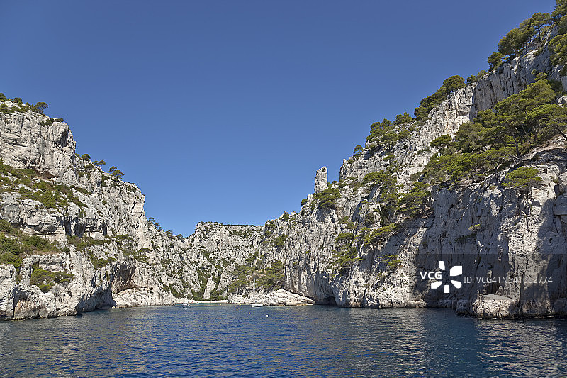 在卡兰克峡湾划船图片素材