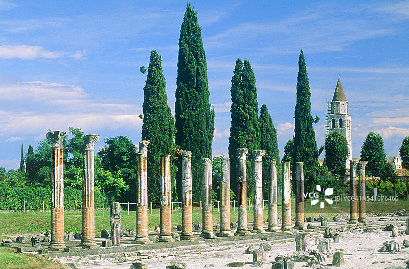 意大利阿奎莱亚罗马广场图片素材