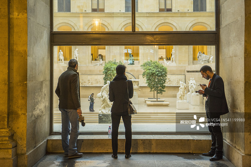卢浮宫博物馆图片素材